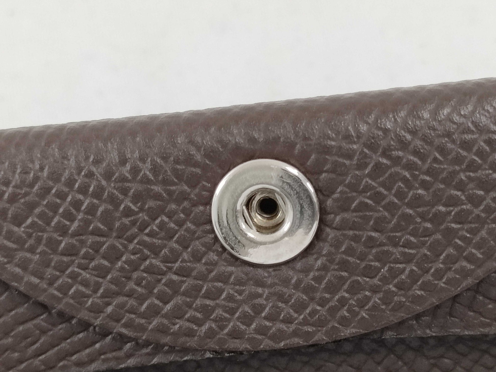 HERMES Bastia Wallet Brown D Engraved Coin Case
