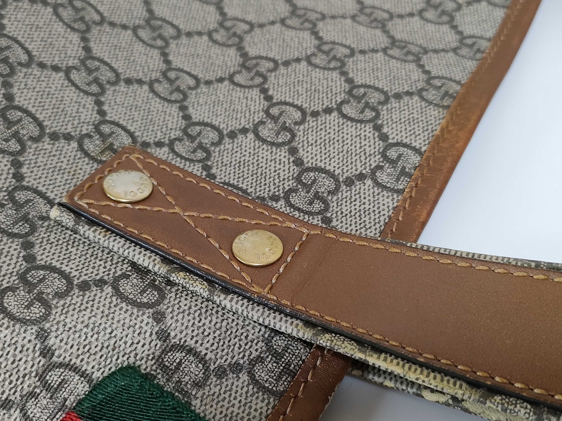 GUCCI GG Supreme GUCCI Gucci Tote Bag Handbag GG Supreme Brown Beige Tote Bag