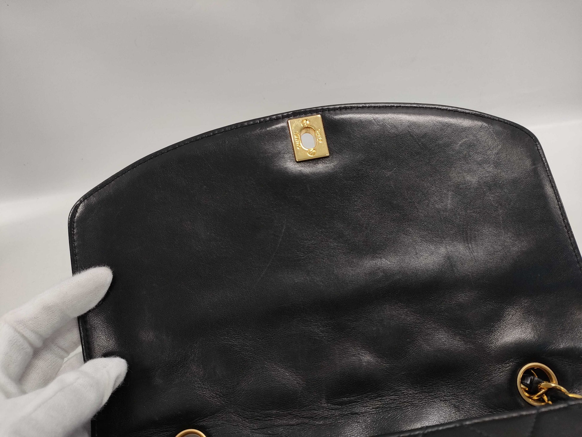 CHANEL Lambskin Matelasse Diana Flap Chain Shoulder Bag