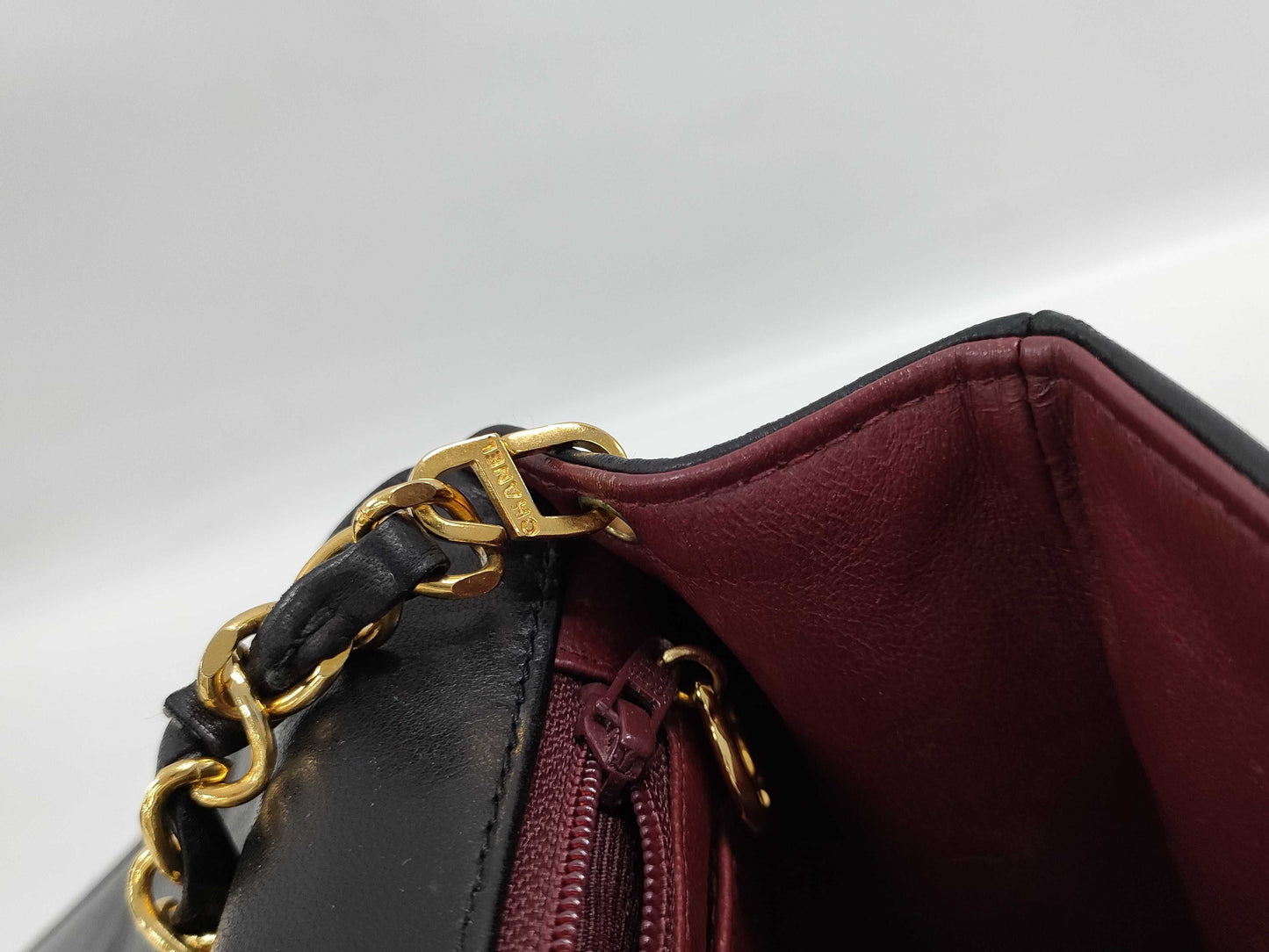 CHANEL Lambskin Matelasse Diana Flap Chain Shoulder Bag