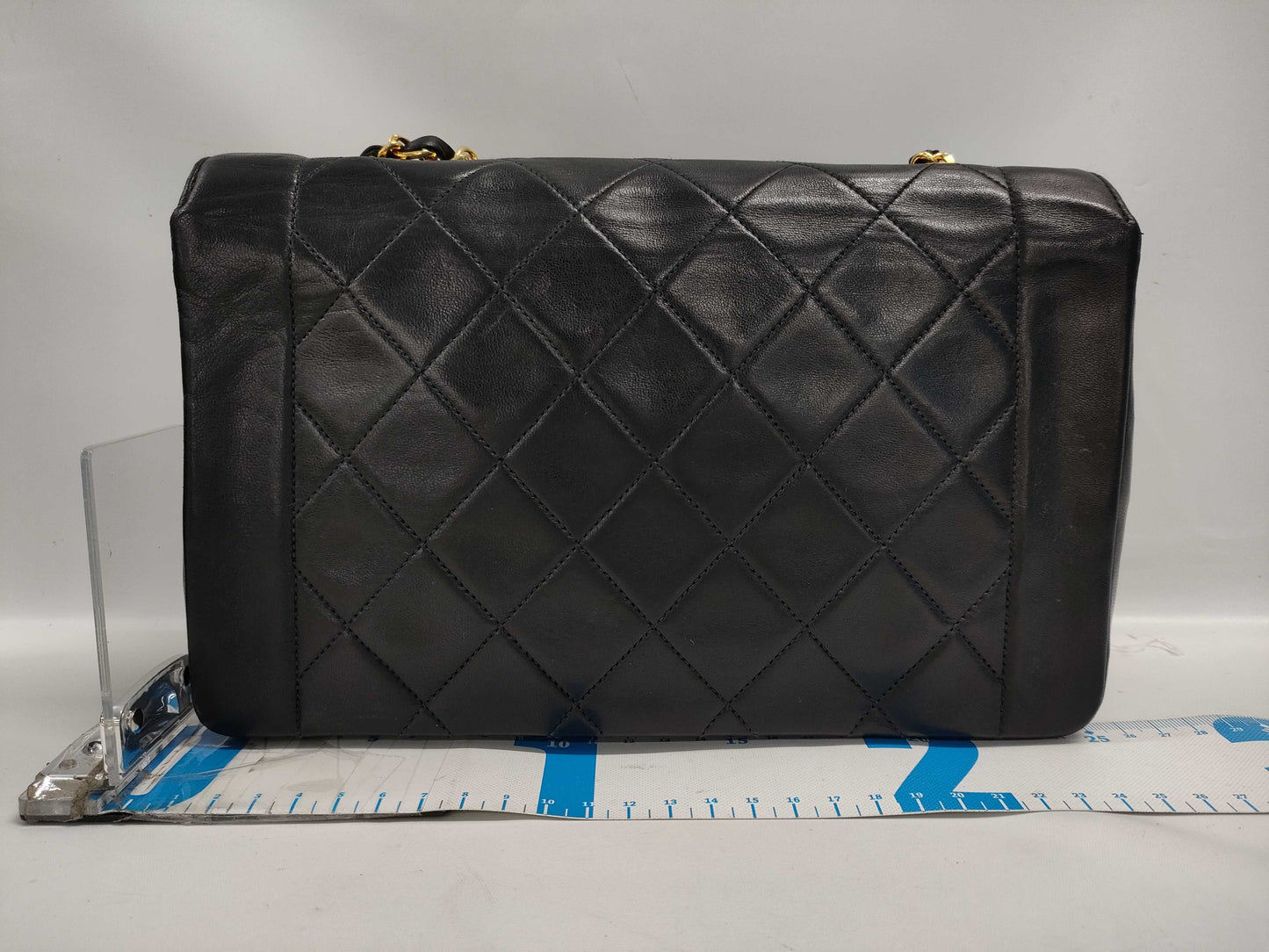 CHANEL Lambskin Matelasse Diana Flap Chain Shoulder Bag