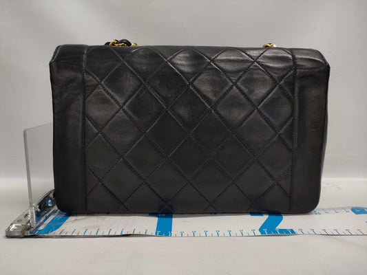 CHANEL Lambskin Matelasse Diana Flap Chain Shoulder Bag