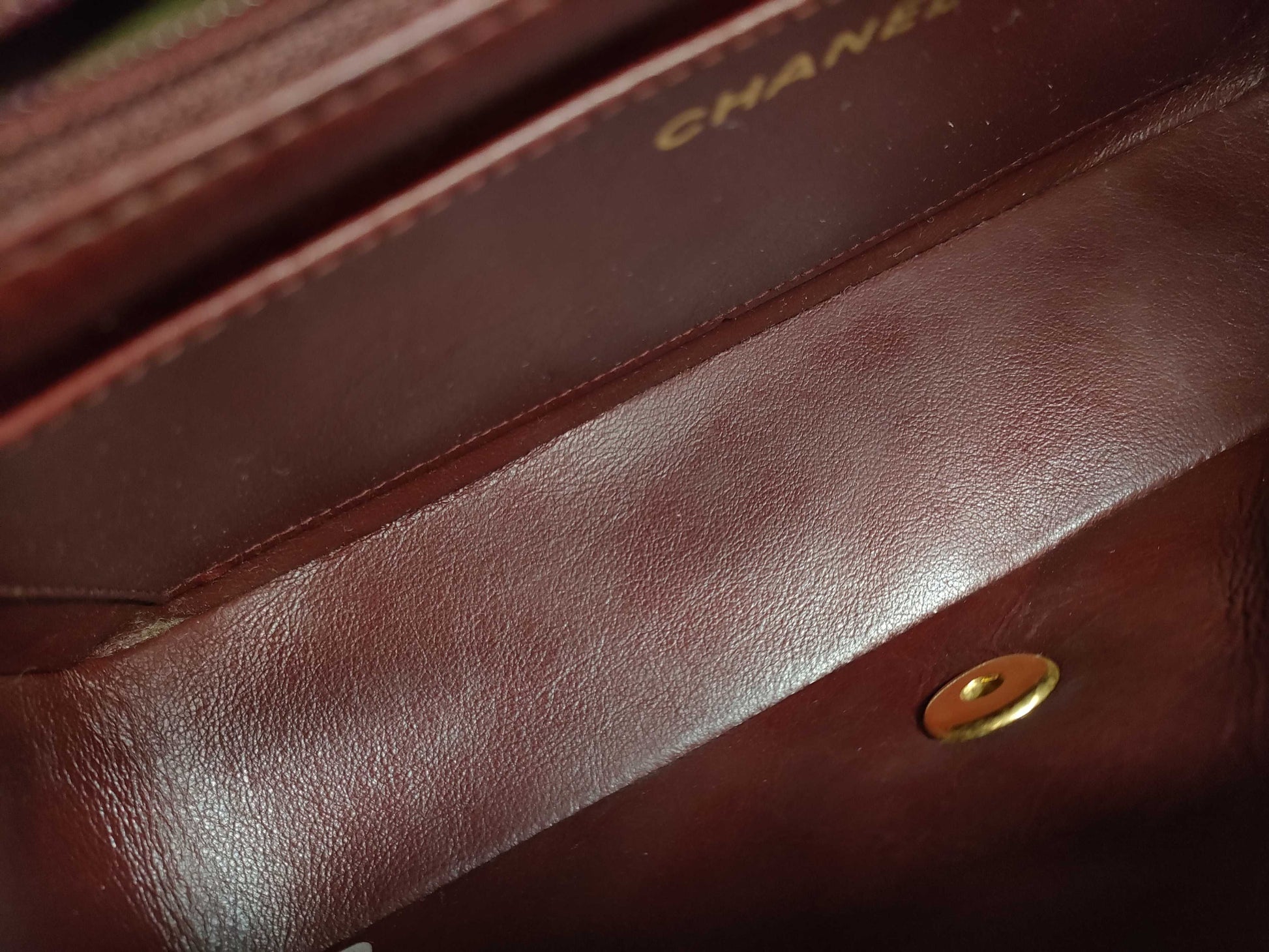 CHANEL Lambskin Matelasse Diana Flap Chain Shoulder Bag