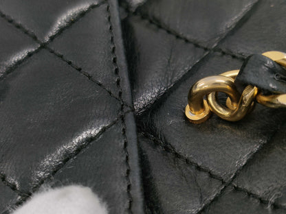 CHANEL Matelasse Lambskin Chain Shoulder Bag
