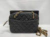 CHANEL Matelasse Lambskin Chain Shoulder Bag