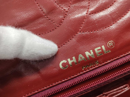 CHANEL Paris Limited Edition Matelasse Lambskin 25 Double Flap Double Chain Shoulder Bag