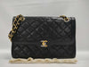 CHANEL Paris Limited Edition Matelasse Lambskin 25 Double Flap Double Chain Shoulder Bag