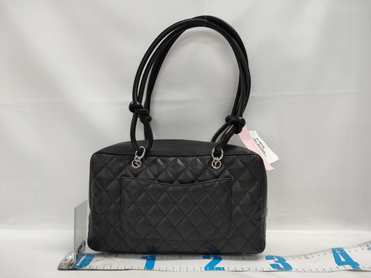 CHANEL Cambon Line Bowling Bag Handbag Bag