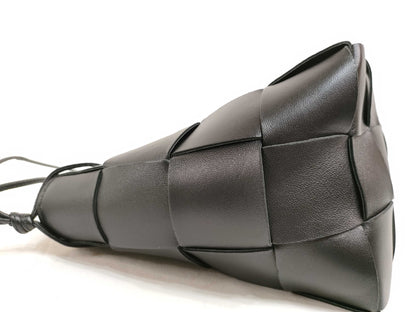 BOTTEGA VENETA Intrecciato Bottega Veneta Maxi Intrecciato Cassette Mini Crossbody Bag Shoulder Bag Black