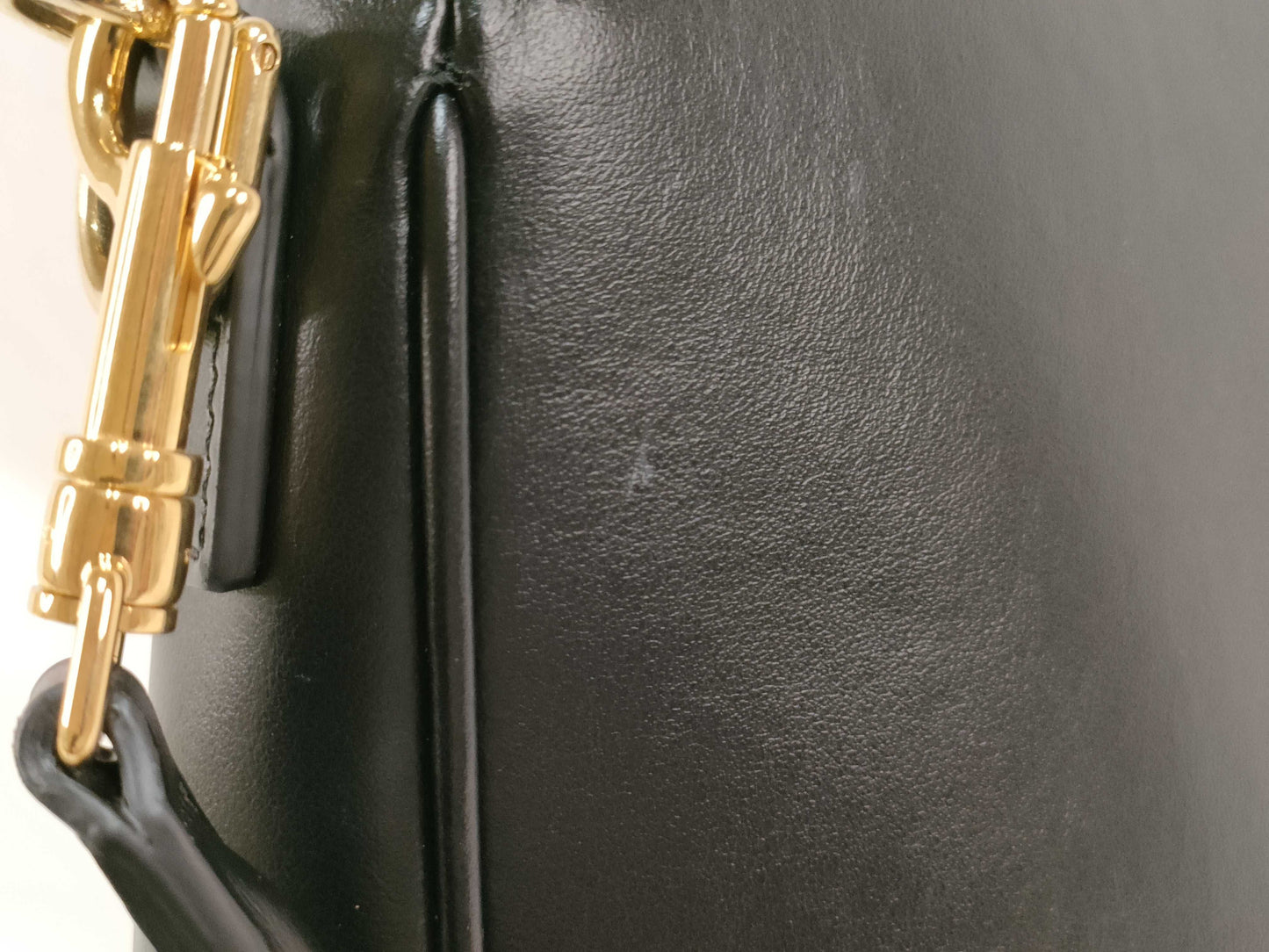 CELINE Medium Camille 16 Shoulder Bag in Black Leather