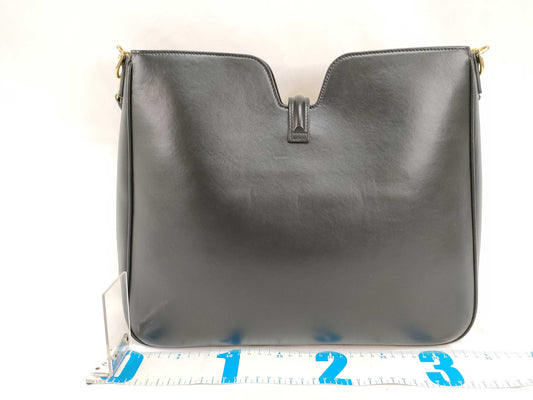 CELINE Medium Camille 16 Shoulder Bag in Black Leather