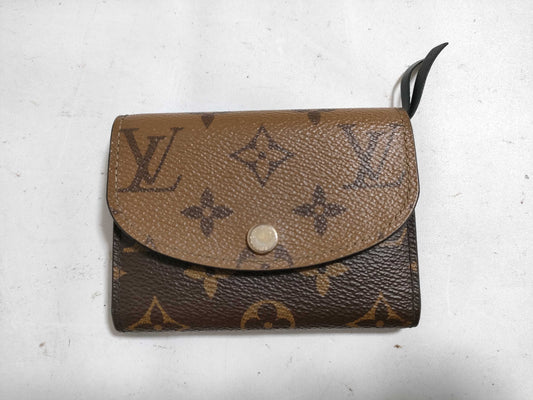 LOUIS VUITTON Monogram Reverse Porte Monnaie Rosalie M82333 RFID Wallet