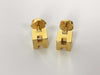 HERMES CAGE DE H H Cube Earrings