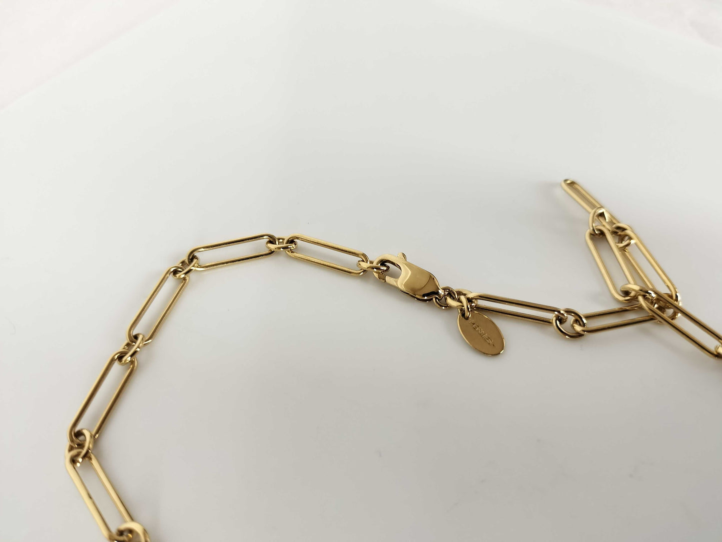 HERMES Kelly Hermes Kelly Amulet Buffalo Horn Necklace Necklace