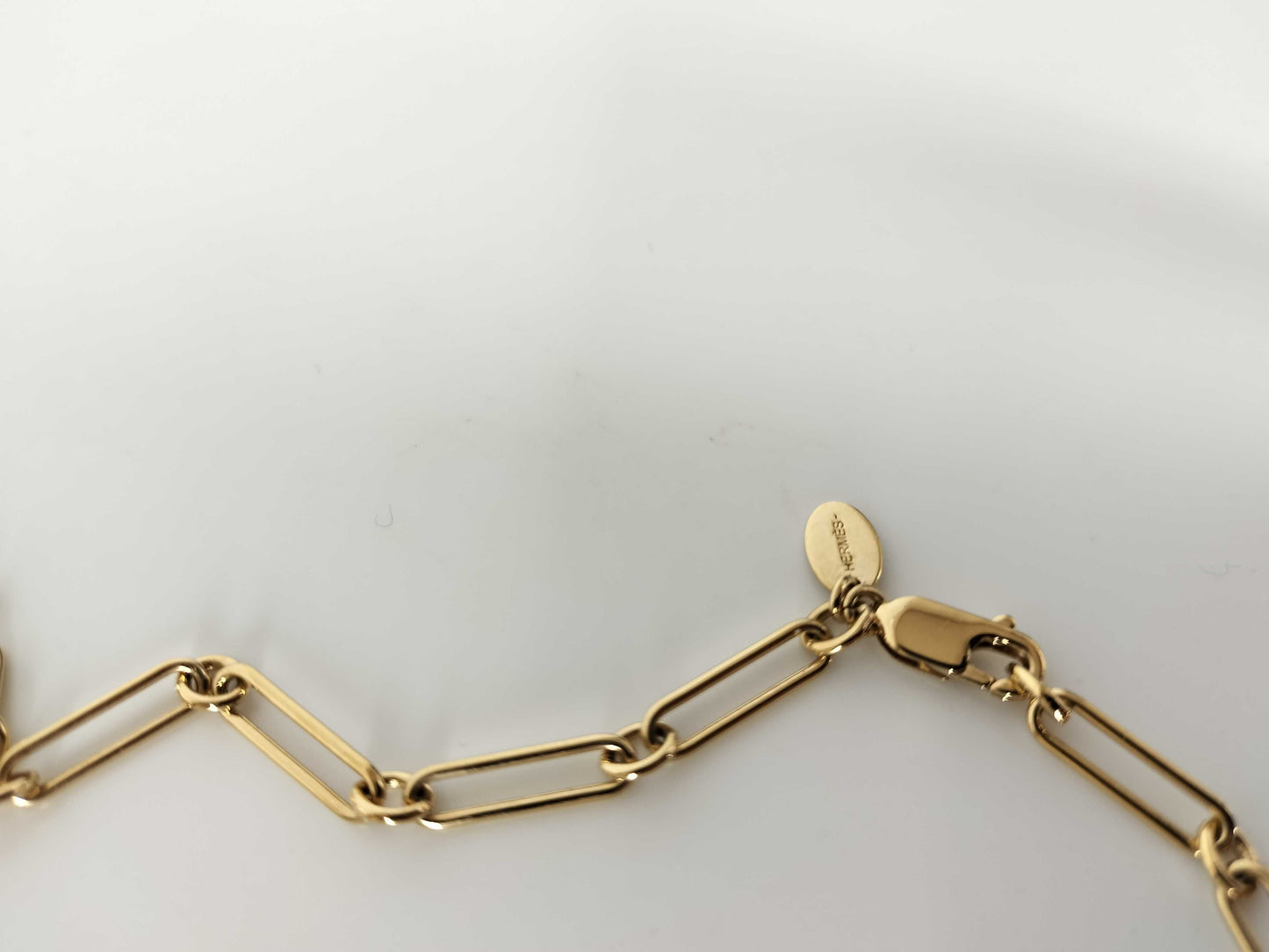 HERMES Kelly Hermes Kelly Amulet Buffalo Horn Necklace Necklace
