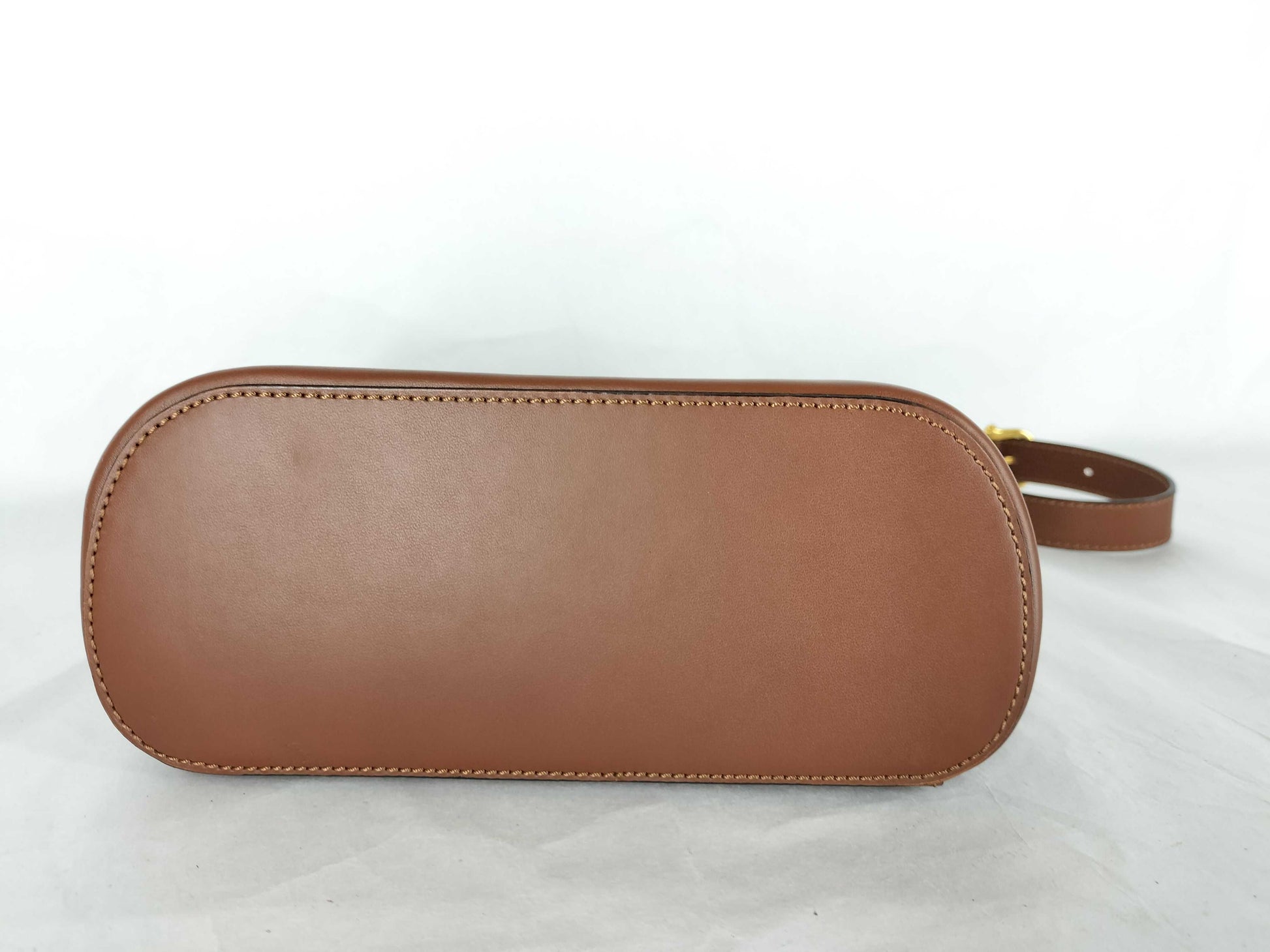 CELINE Brown Leather Shoulder Bag