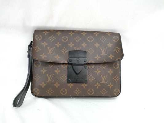 LOUIS VUITTON M 80560 Monogram Macassar Clutch M80560 Handbag