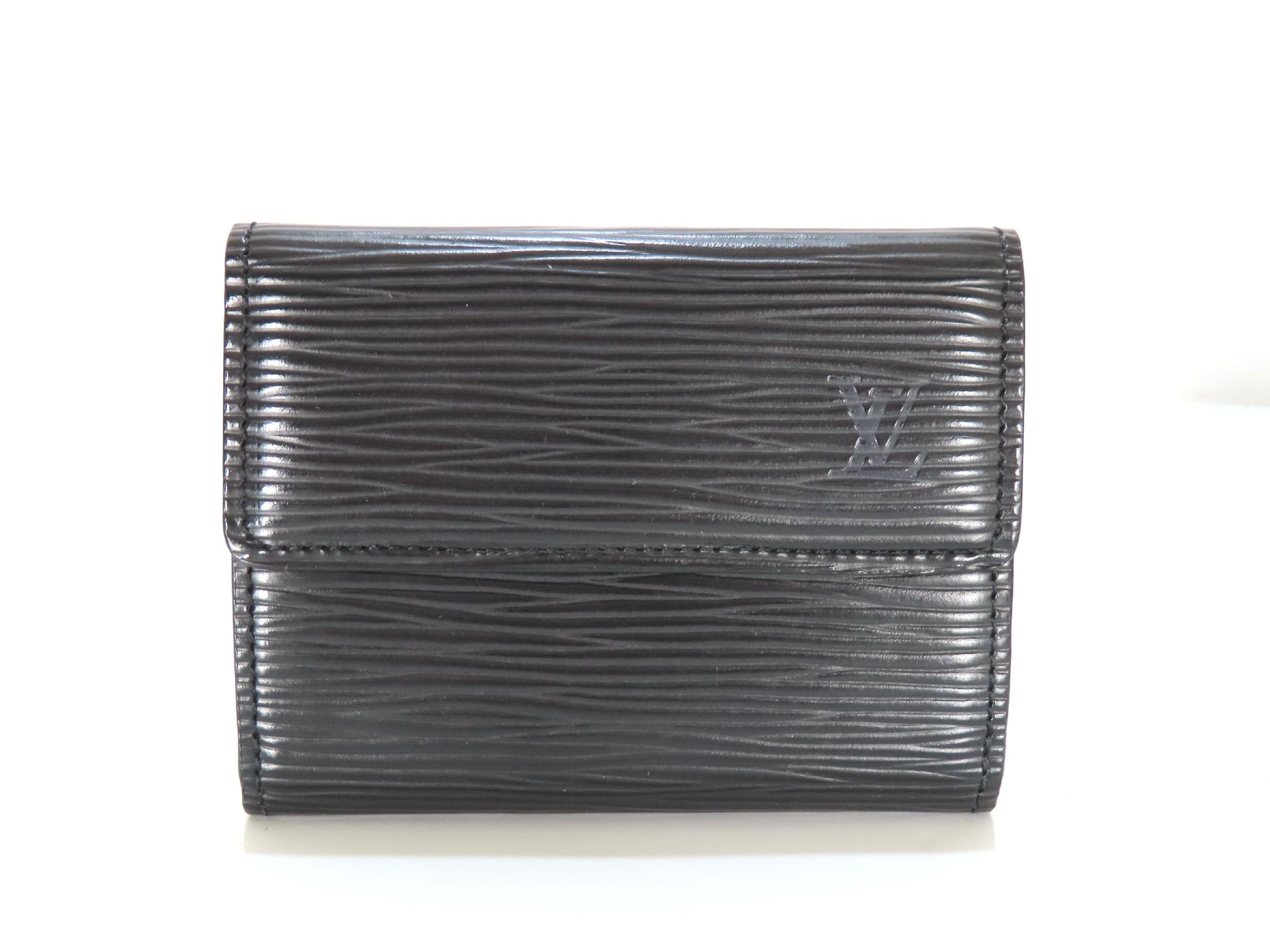 LOUIS VUITTON Epi Ludlow Black M63302 Coin Case, Card Case, Card Case, Pass Case, Business Card Case