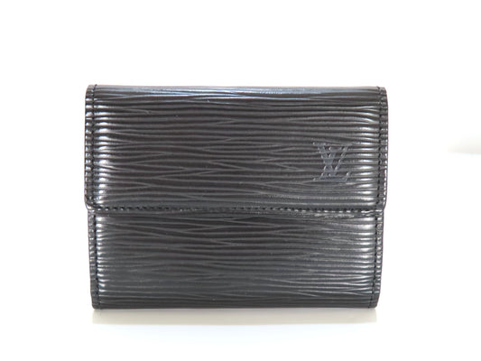 LOUIS VUITTON Epi Ludlow Black M63302 Coin Case, Card Case, Card Case, Pass Case, Business Card Case