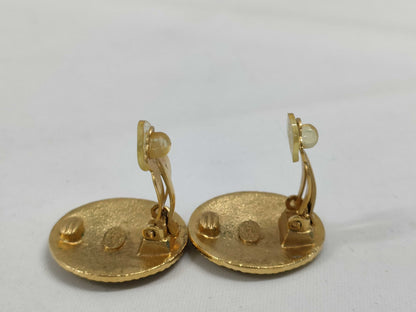 CHANEL Coco Mark Earrings 97P Vintage Earrings