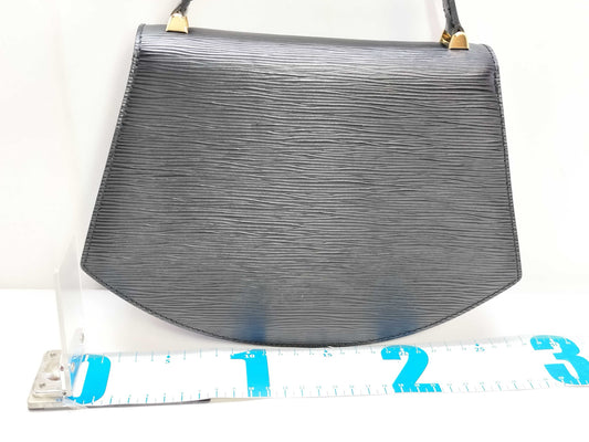 LOUIS VUITTON Epi Tilsitt Noir Shoulder Bag M52482