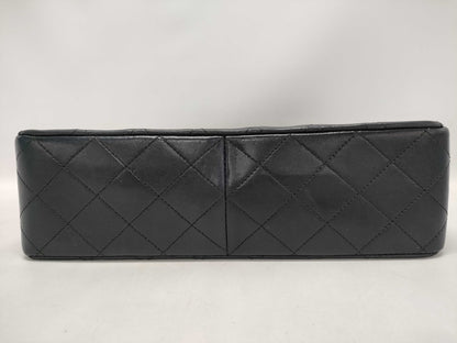 CHANEL Matelasse Lambskin Double Flap Chain Shoulder Bag