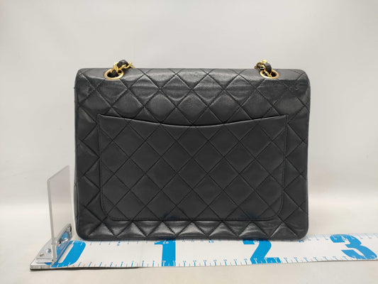 CHANEL Matelasse Lambskin Double Flap Chain Shoulder Bag