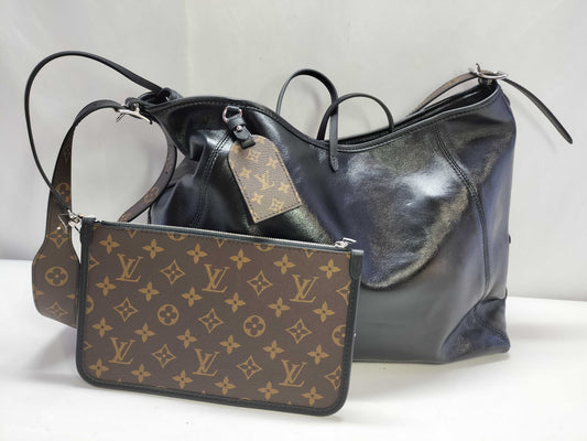 LOUIS VUITTON Carryall Vibe MM M25143 RFID Shoulder Bag
