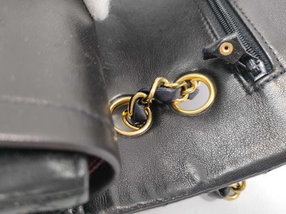 CHANEL Lambskin Matelasse 25 Double Flap Chain Shoulder Bag, No. 3