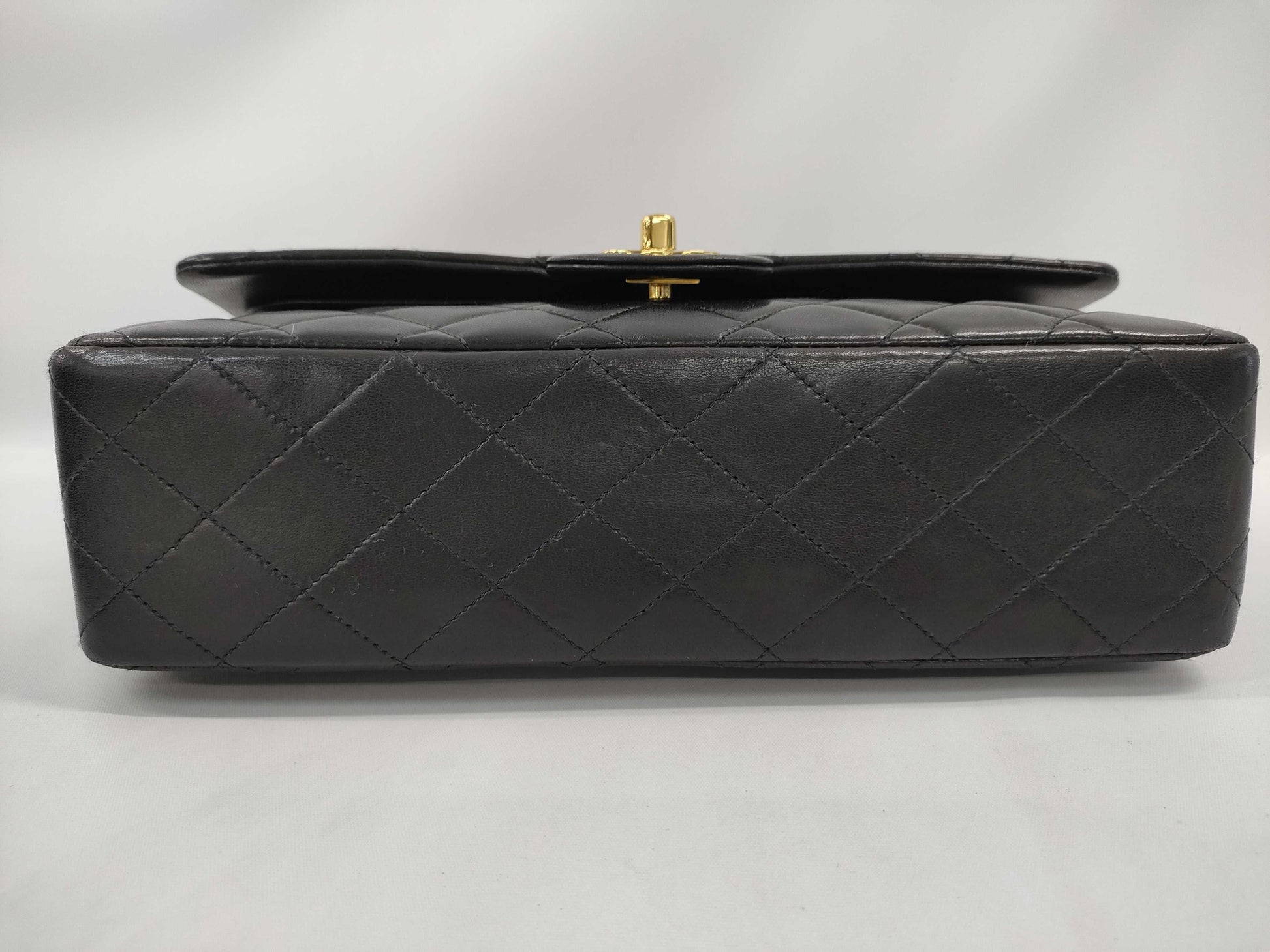 CHANEL Lambskin Matelasse 25 Double Flap Chain Shoulder Bag, No. 3