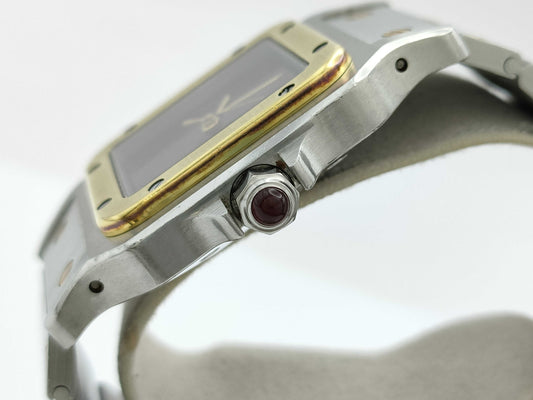 Cartier Santos Galbe LM 2961 52173 Bordeaux Dial Automatic Women's Watch