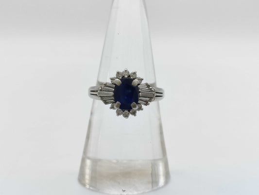 S1.245ct D0.26ct/0.15ct PM900 5.8g Ring 
