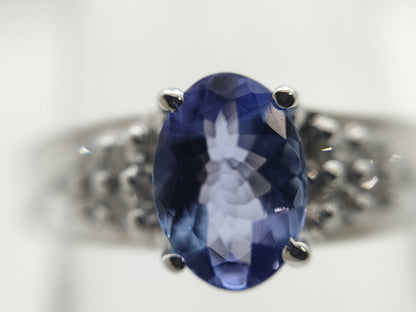 Tanzanite Diamond 18K 3.5g Ring 