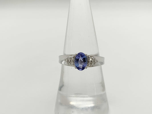 Tanzanite Diamond 18K 3.5g Ring 