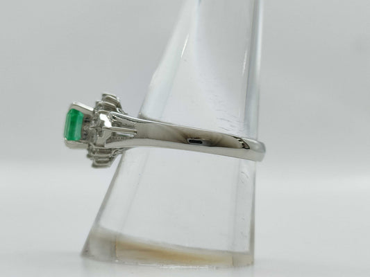 E0.88ct D0.23ct PT900 6.1g Ring 