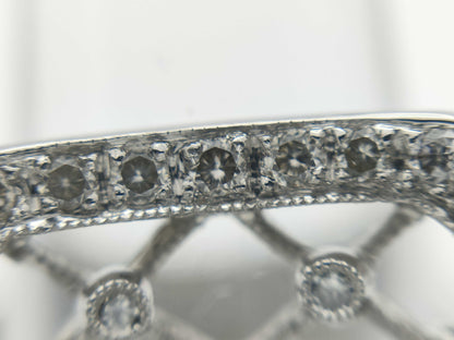 Pearl diameter: approx. 15.1mm, D0.9ct, 18K White Gold, 12.8g, Ring 