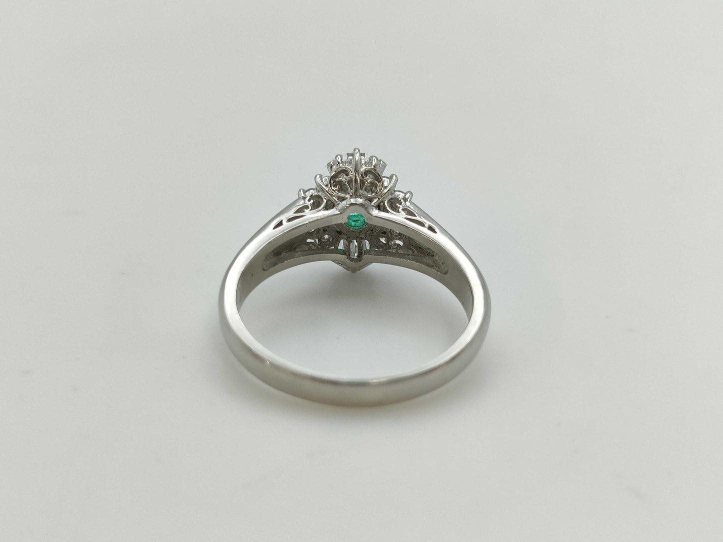 E0.37ct D0.37ct PT900 6.5g Ring 