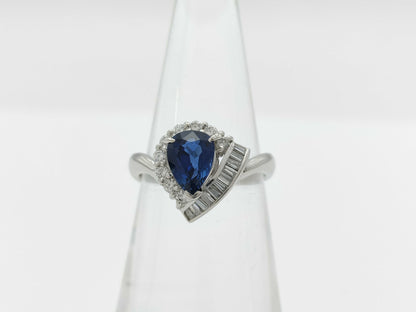 S1.22ct D0.33ct PT900 5.8g Ring 