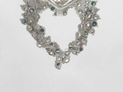 D1.00ct K18WG 5.6g Necklace 
