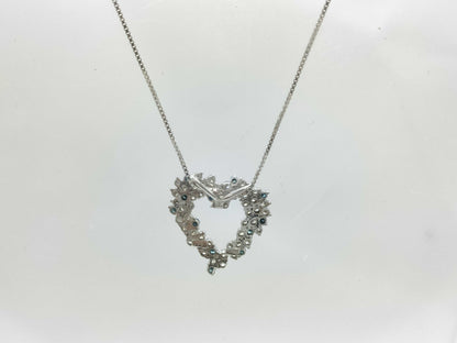 D1.00ct K18WG 5.6g Necklace 