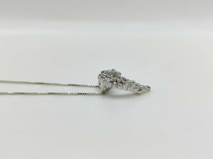 D1.00ct K18WG 5.6g Necklace 