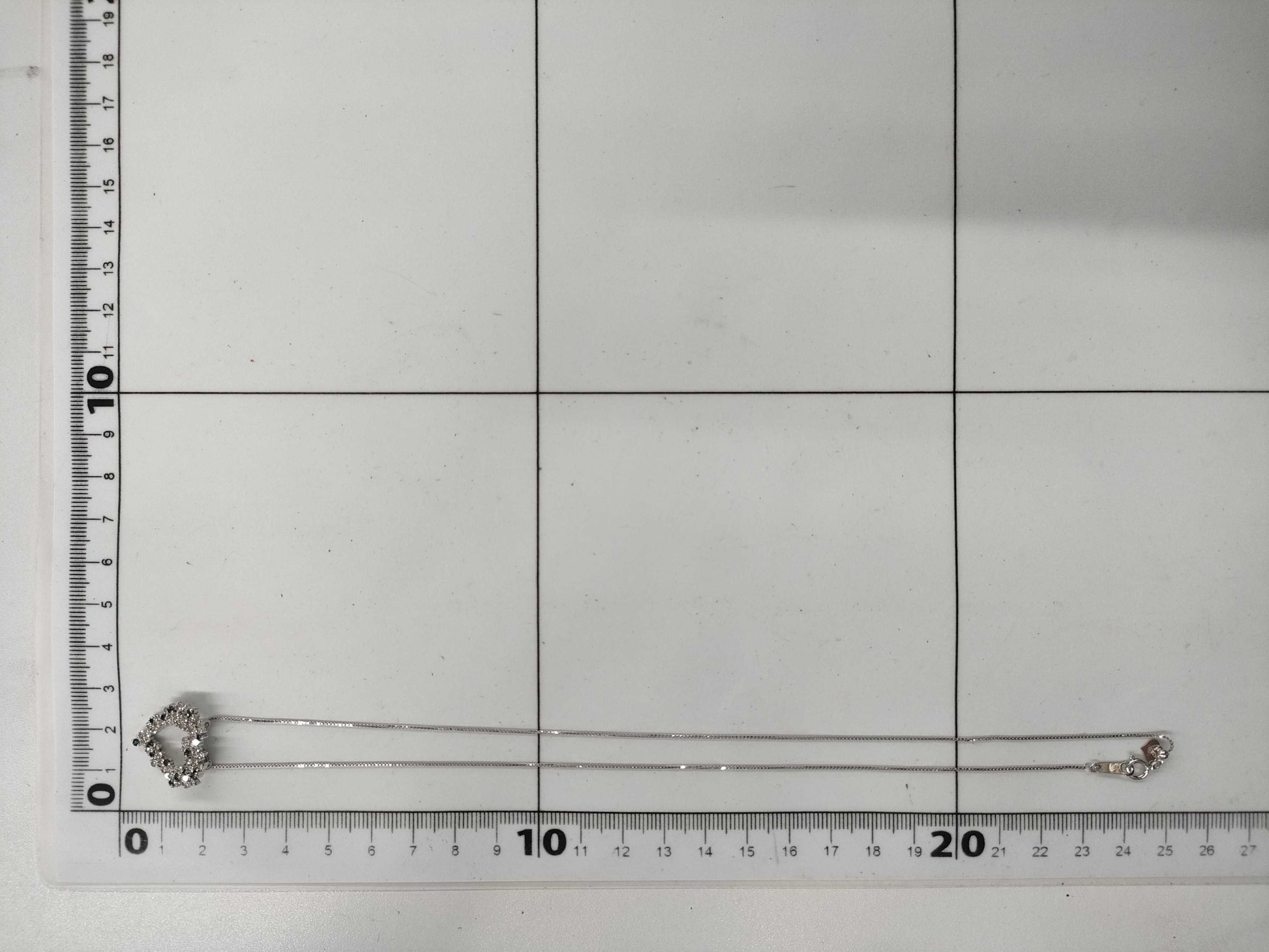 D1.00ct K18WG 5.6g Necklace 