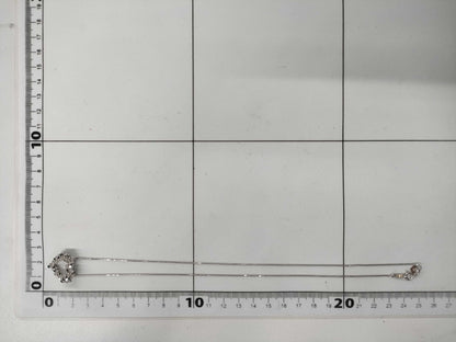 D1.00ct K18WG 5.6g Necklace 