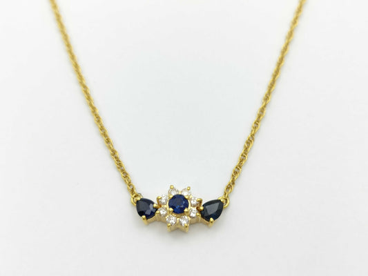 S0.58ct D0.16ct 750 3.5g Necklace 