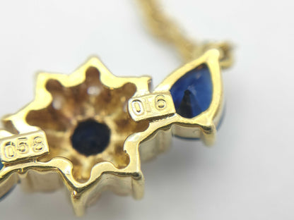 S0.58ct D0.16ct 750 3.5g Necklace 