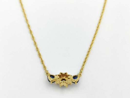 S0.58ct D0.16ct 750 3.5g Necklace 