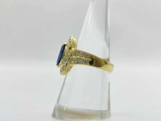 S 0.88ct D 0.58ct 750 5.6g Ring 