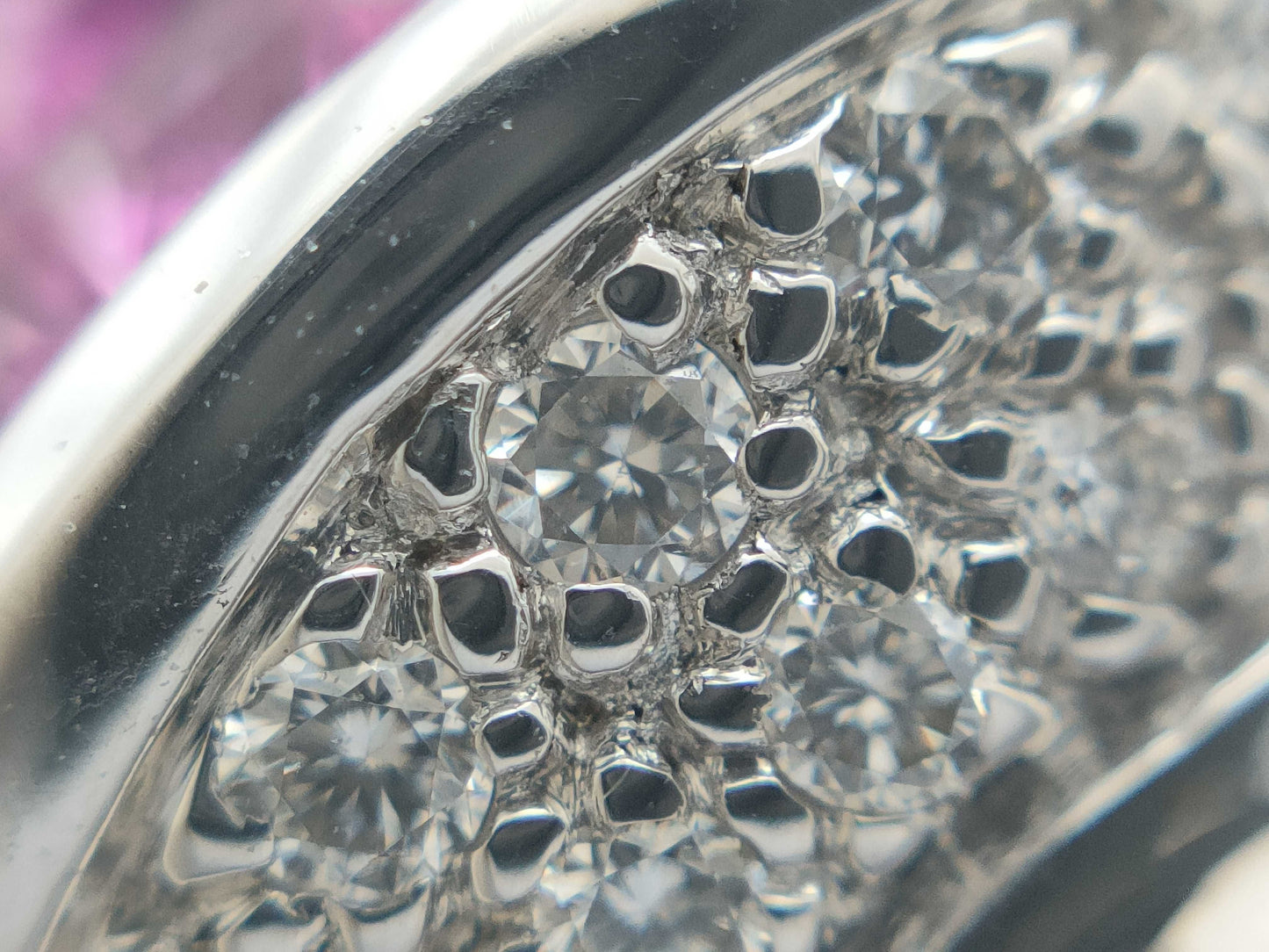 PS1.94ct D0.19ct K18WG 9.2g Ring 