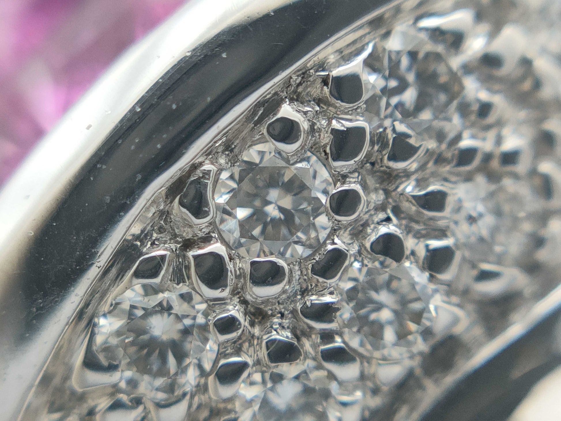 PS1.94ct D0.19ct K18WG 9.2g Ring 