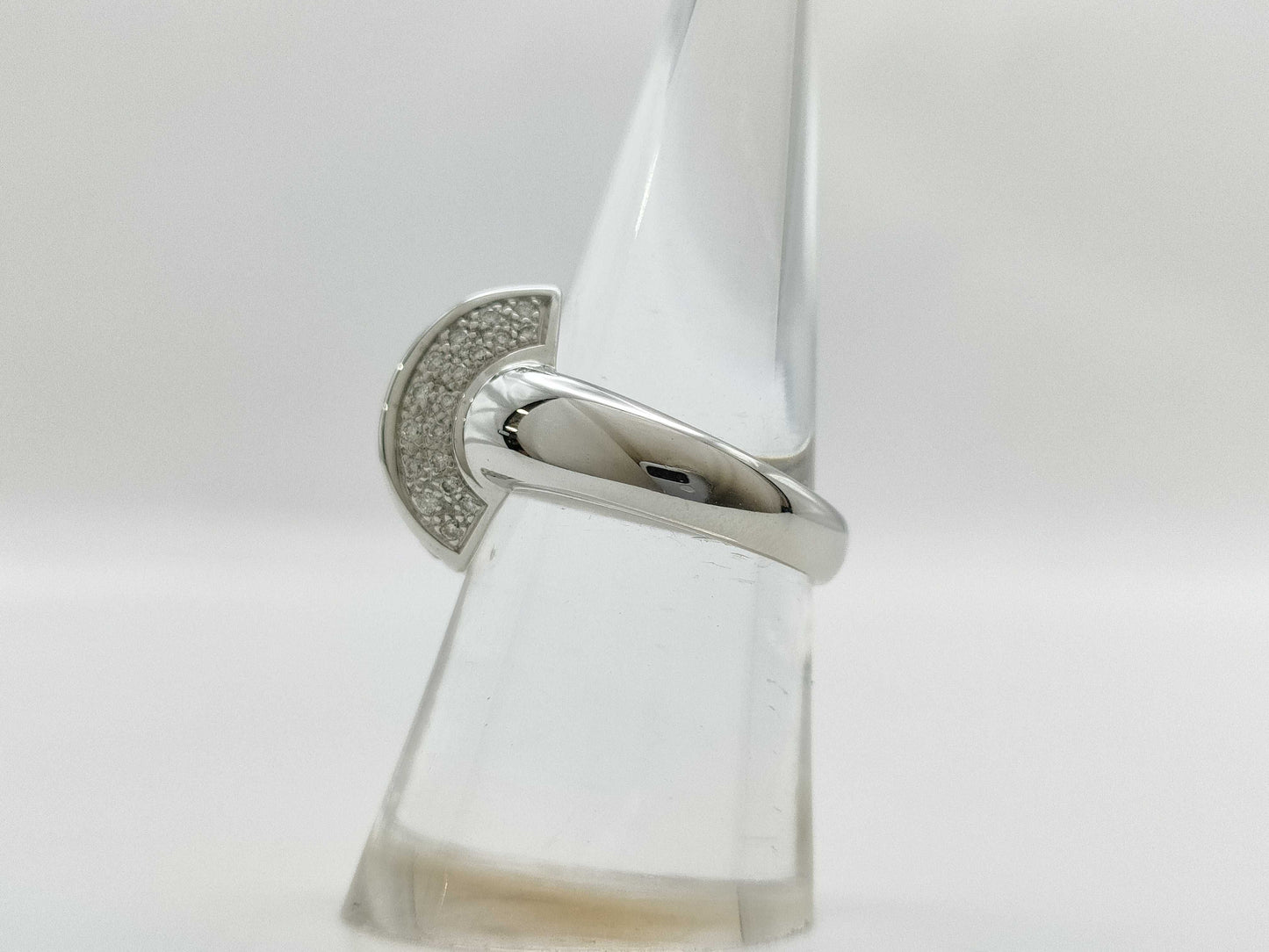 PS1.94ct D0.19ct K18WG 9.2g Ring 